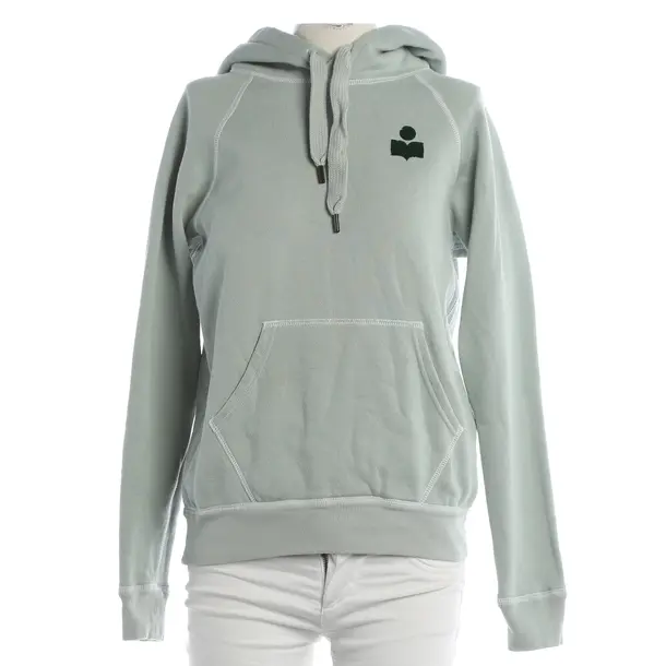 Felpa con cappuccio, in Verde chiaro, Cotone, Isabel Marant Étoile