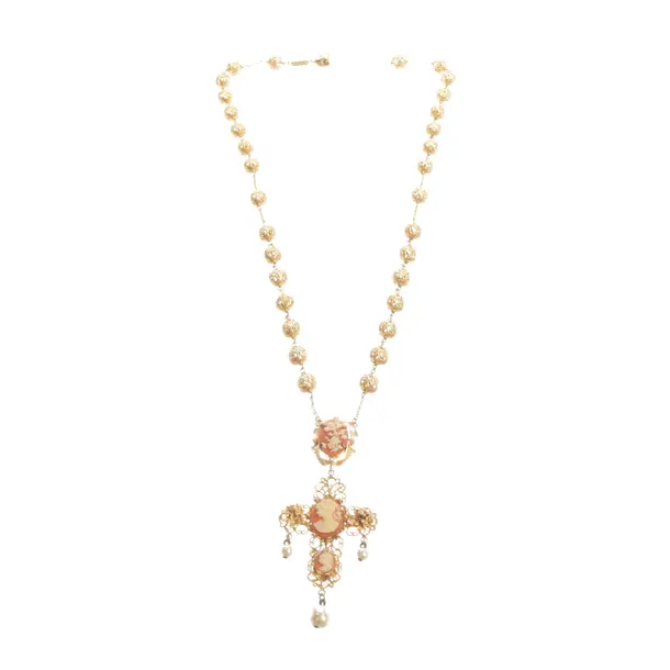 Collana, in Oro, Metallo (metallico, metallizzato), Dolce e Gabbana