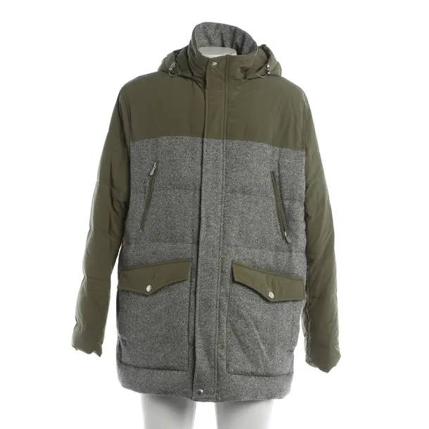 Winter Jacket, in Green, Wool, Brunello Cucinelli