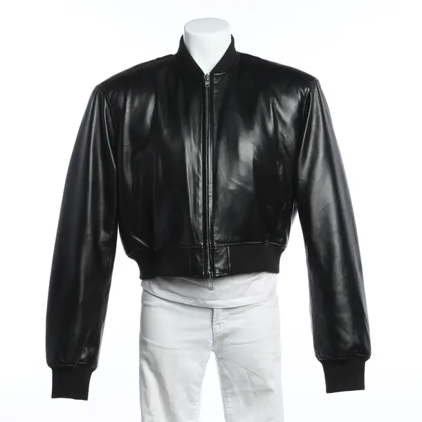 Übergangsjacke, in Schwarz, Polyurethan, Frankie Shop