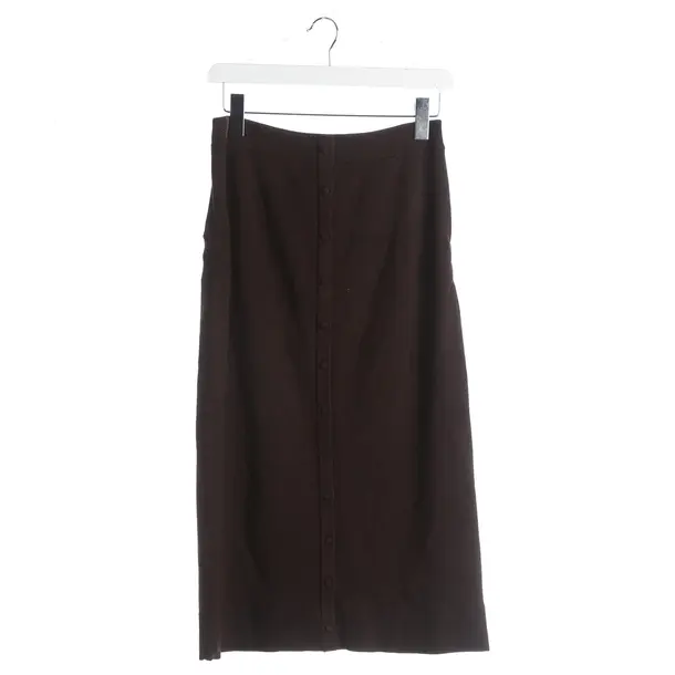Gonna, in Marrone scuro, Cotone, Victoria Beckham
