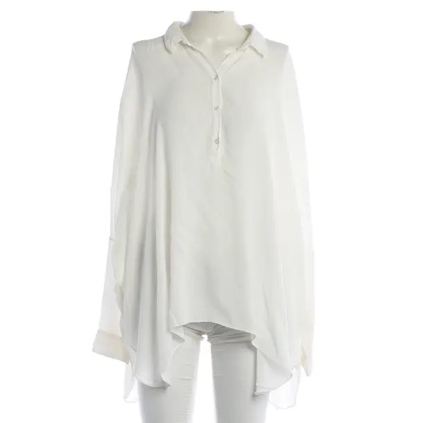 Blouse, in White, Viscose, Her Shirt