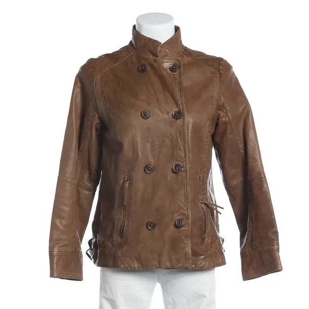 LeatherJacket, in Brown, Cotton, Marc O'Polo