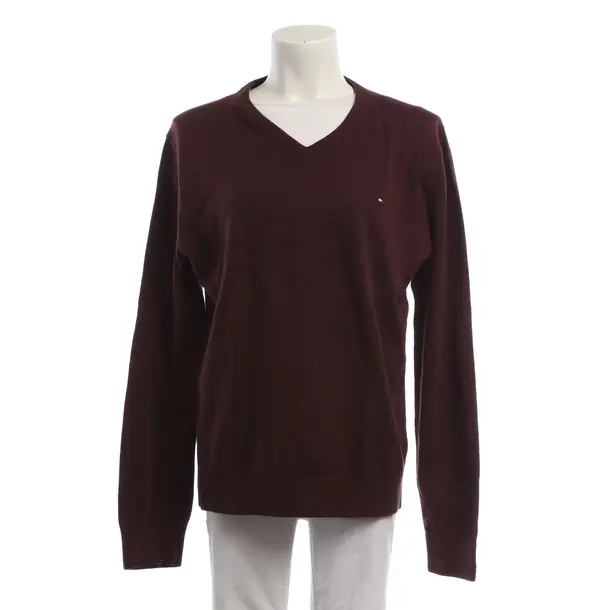 Maglione, in Bordeaux, Cotone, Tommy Hilfiger