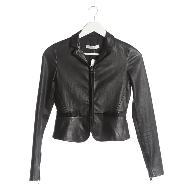 LeatherJacket, in Black, Leather, Prada