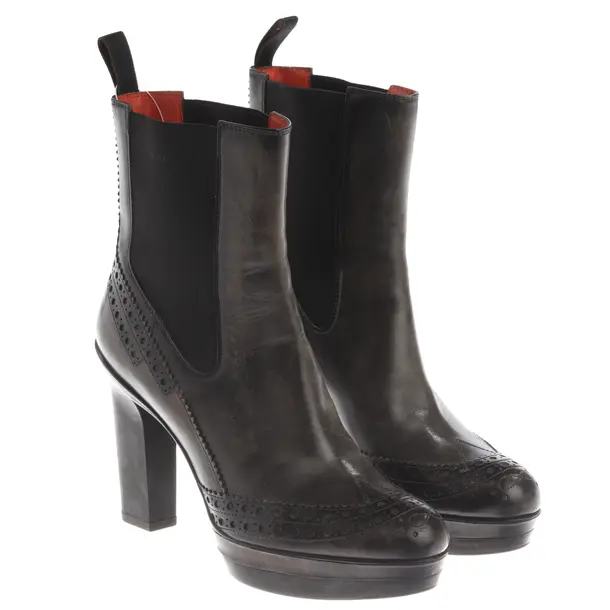 Ankle Boots, in Gray, Santoni