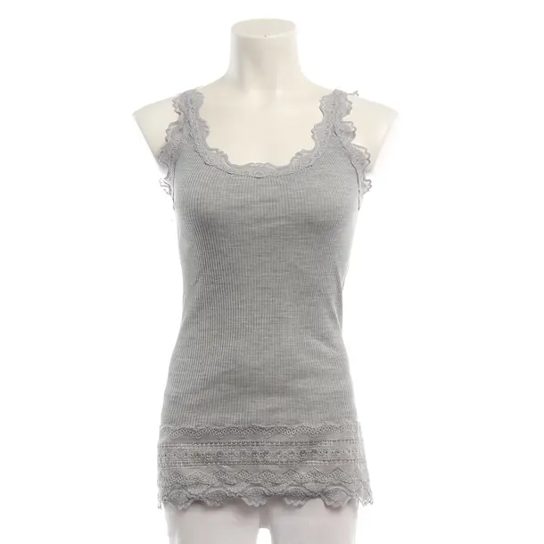 Top, in Gray, Silk, Rosemunde