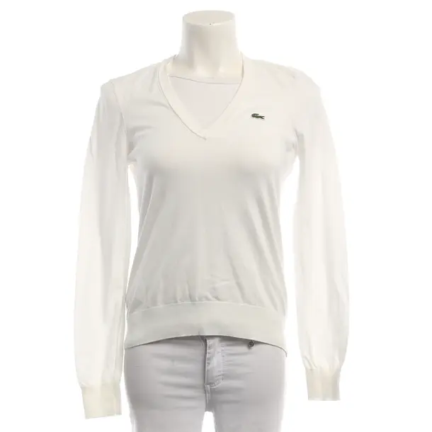 Jumper, in White, Cotton, Lacoste