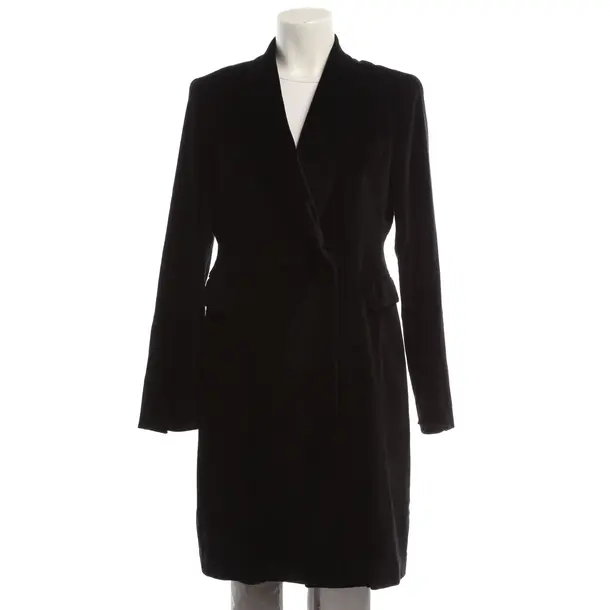 Mid-Season Coat, in Black, Cotton, Tagliatore