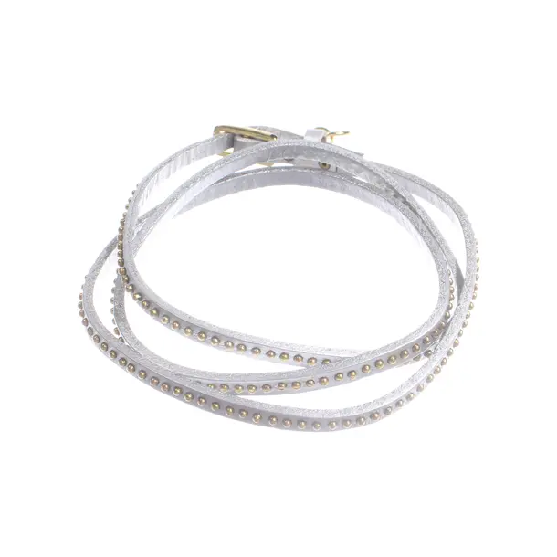 Armband, in Silber, Leder, Marc Cain