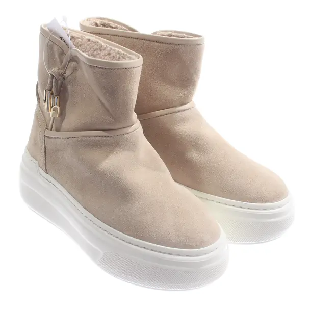 Ankle Boots, in Light Brown, Furla