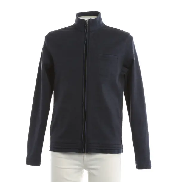 Zip-Up Hoodie, in Blue, Cotton, Hugo Boss Black Label