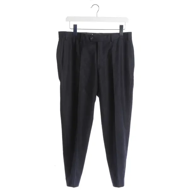Pants, in Blue, Wool, Hiltl