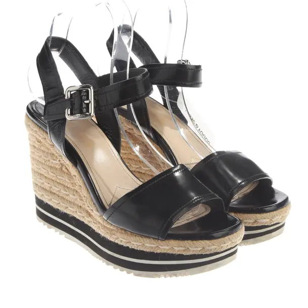 Wedges, in Black, Prada
