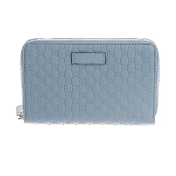 Wallet, in Light Blue, Leather, Gucci