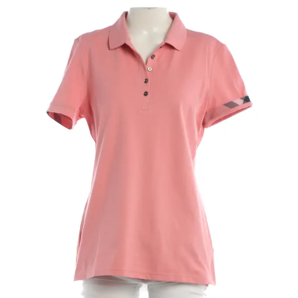 Poloshirt, in Hellrosa, Baumwolle, Burberry