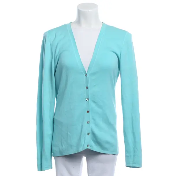 Cardigan, in Light Blue, Cotton, Repeat