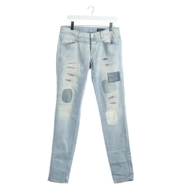 Jeans Slim Fit, in Blau, Baumwolle, Closed