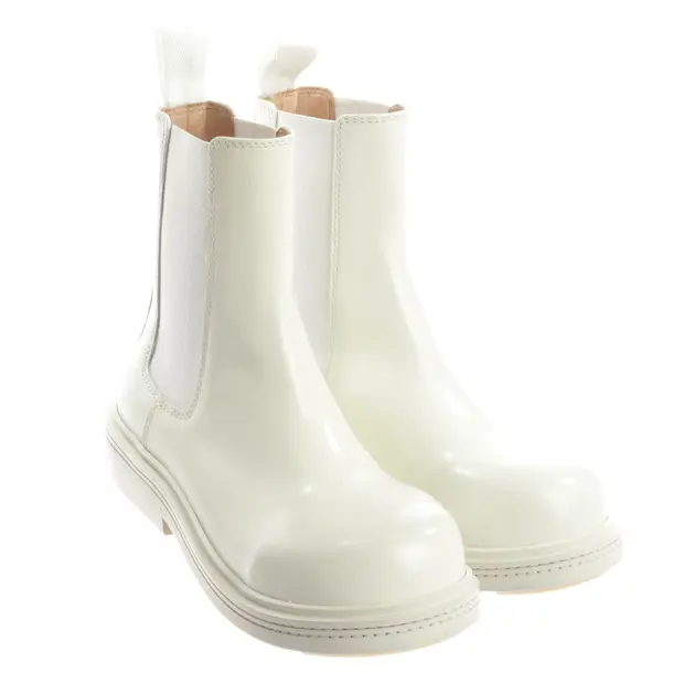 Ankle Boots, in White, Bottega Veneta