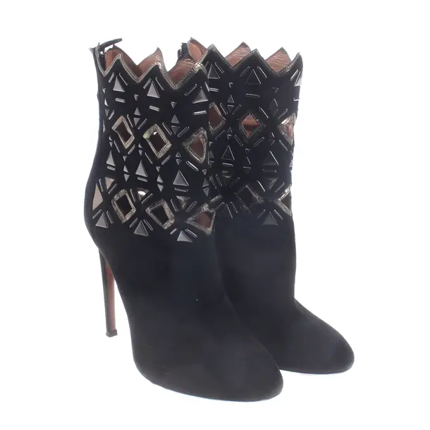Ankle Boots, in Black, Alaia