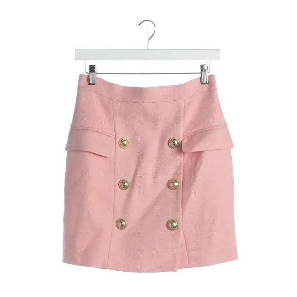 Skirt, in Light Pink, Viscose, Balmain