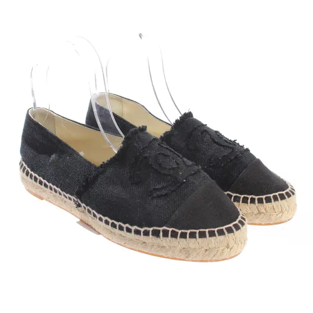 Espadrilles, in Black, Chanel