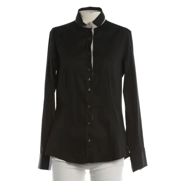 Blouse, in Black, Cotton, Soluzione
