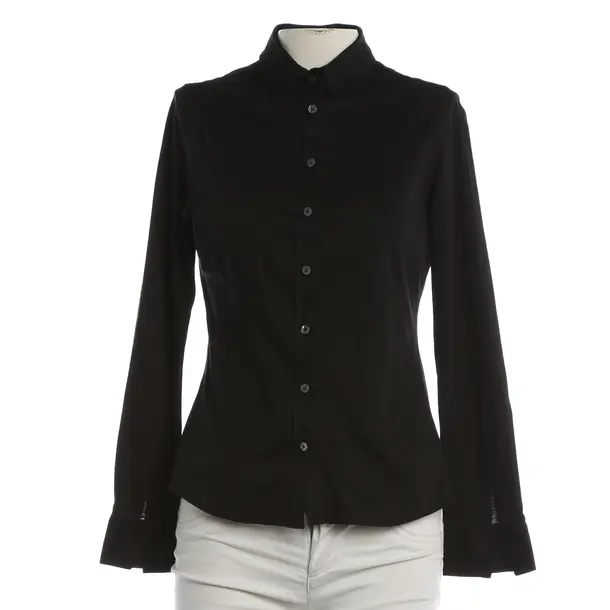 Blouse, in Black, Cotton, Soluzione