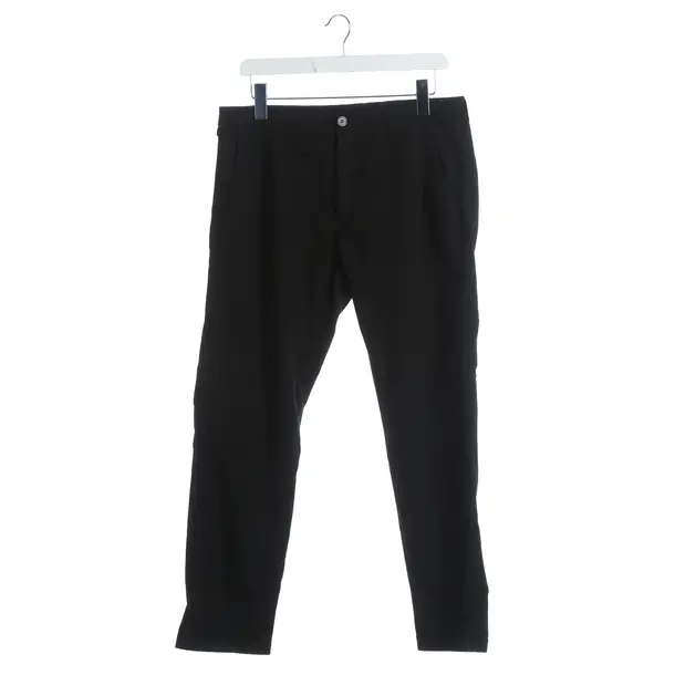 Pants, in Black, Cotton, Hiltl