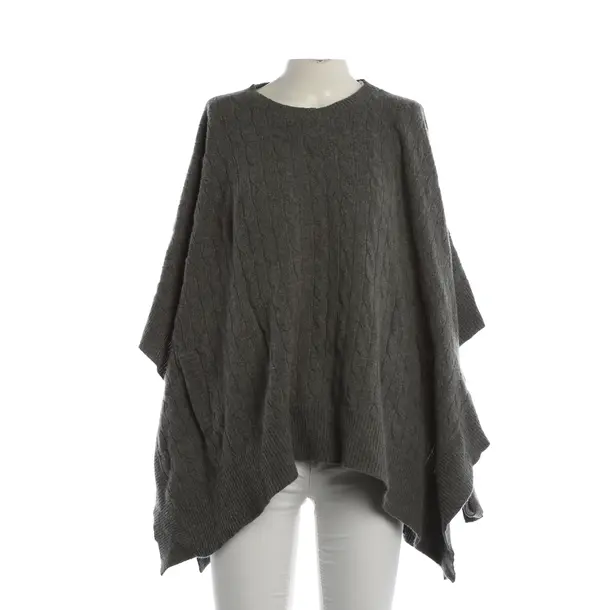 Poncho, in Gray, Wool, Polo Ralph Lauren