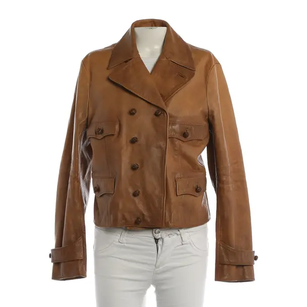 Lederjacke, in Braun, Leder, Polo Ralph Lauren