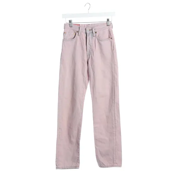 Straight Fit Jeans, in Light Pink, Cotton, Acne Studios
