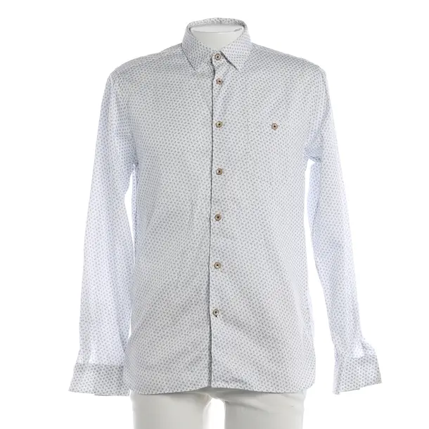 Shirt, in White, Cotton, Ted Baker