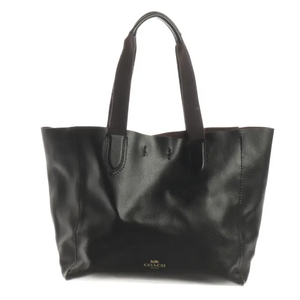 Shopper, in Schwarz, Leder, Coach