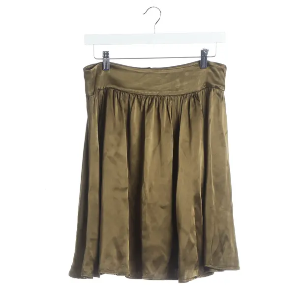 Skirt, in Olive Green, Viscose, Ganni