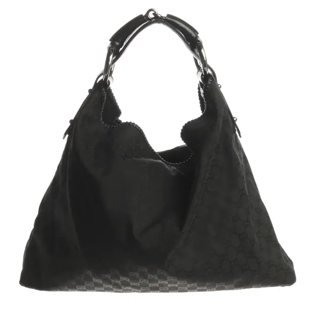 Schultertasche, in Schwarz, Polyester, Gucci
