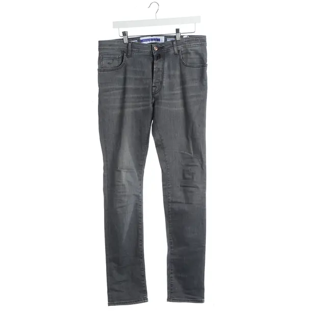 Jeans straight fit, in Grigio, Cotone, Jacob Cohen