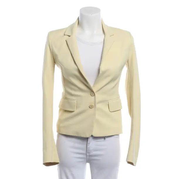 Blazer, in Pastel Yellow, Cotton, Patrizia Pepe