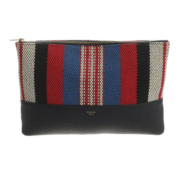 Clutch Bag, in Multicolored, Polyester, Céline