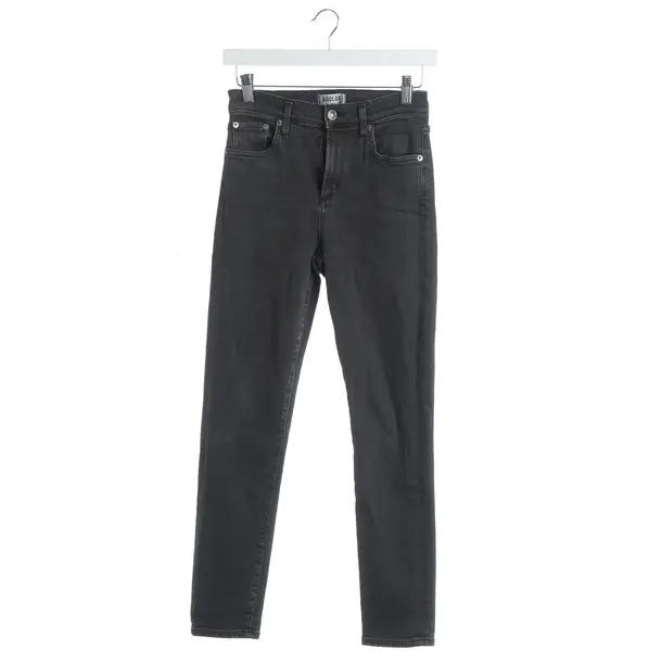 Slim Fit Jeans, in Dark Gray, Cotton, Agolde