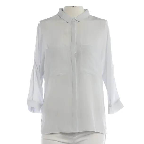 Blouse, in Light Gray, Silk, Iheart