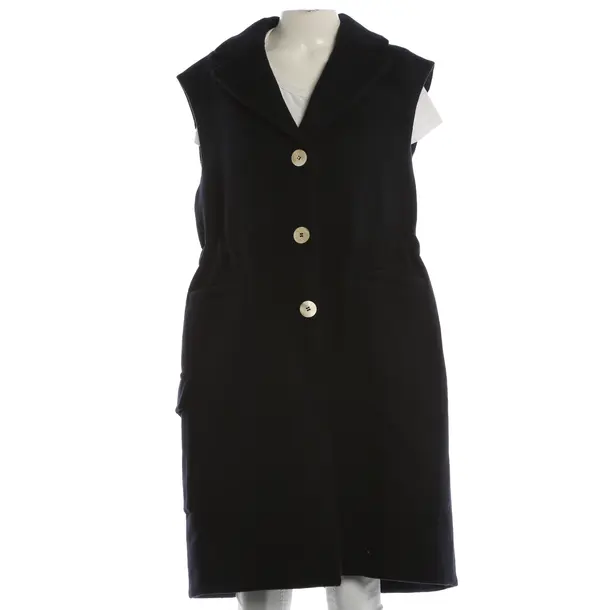 Weste, in Navy, Wolle, Ganni