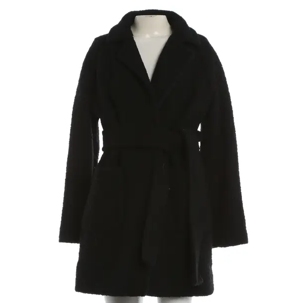 Winter Coat, in Black, Wool, Ganni