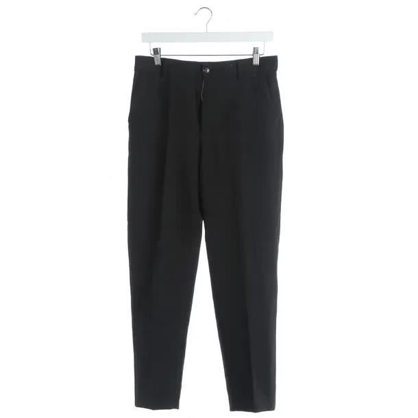 Pants, in Black, Polyester, Ganni