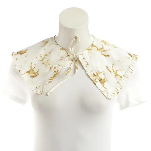 Collar, in Beige, Cotton, Ganni