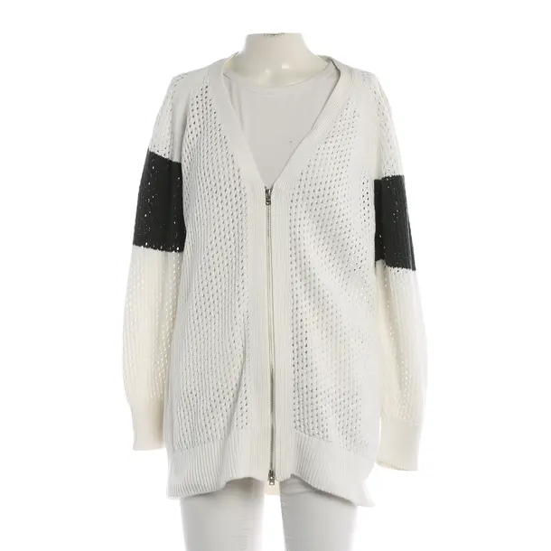 Cardigan, in White, Cotton, Closed