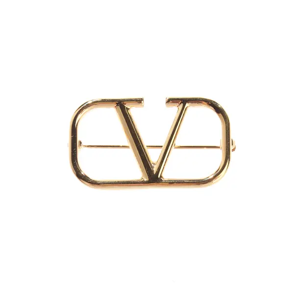 Brosche, in Gold, Metall, Valentino