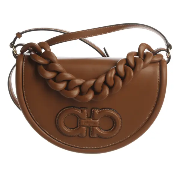 Handbag, in Light Brown, Leather, Salvatore Ferragamo