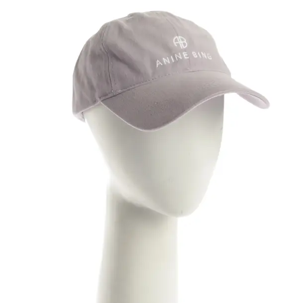 Cap, in Lavender, Cotton, Anine Bing