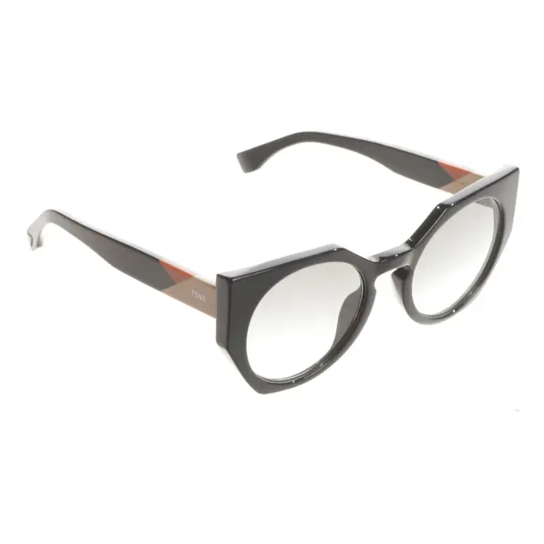 Sonnenbrille, in Schwarz, Kunststoff, Fendi